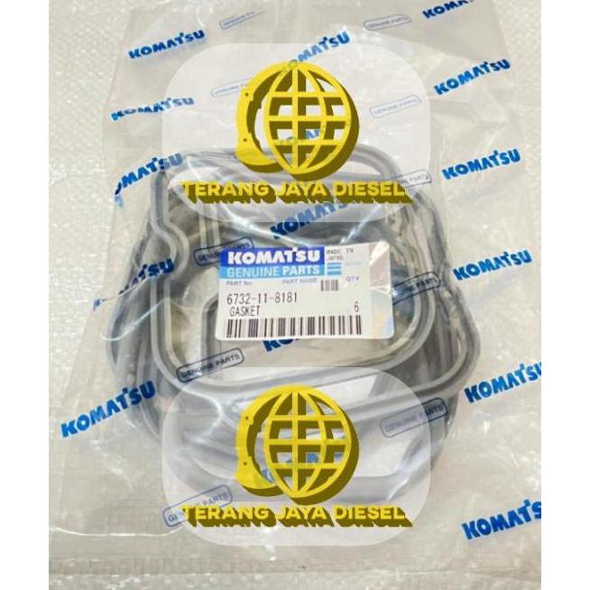 DS223 >> 6732-11-8181 GASKET COVER ROCKER PC200-7 / 6BT / S6D102 1PCS 1 PCS