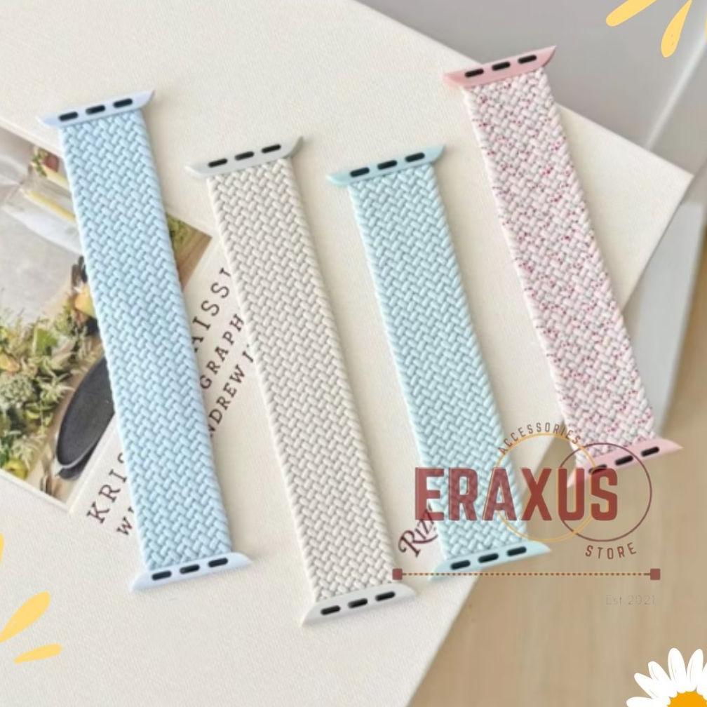 Mega Eraxus Strap Nilon 38Mm 40Mm 41Mm 42Mm 44Mm 45Mm 46Mm 49Mm Elastic Woven Nylon Strap For Iwatch