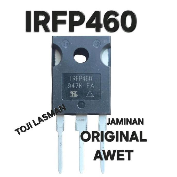 ( ORIGINAL IRFP 460 MOSFET N  NPN  ) 20A 500V BUAT GANTI : MTW 20N50E MTW20N50E  20N50 G23N60UF G 23