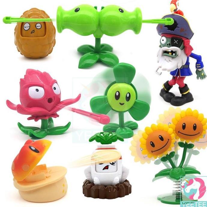Mainan Anak Plant vs Zombie Tembak Plants Zombies Bisa Nembak Standing Character Plants vs Zombie/Sc