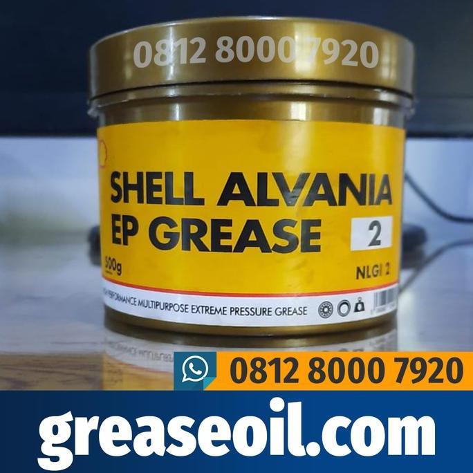 GEMUK SHELL ALVANIA EP 2 GREASE LITHIUM EP MULTI PURPOSE CAN 500 GR ASLI