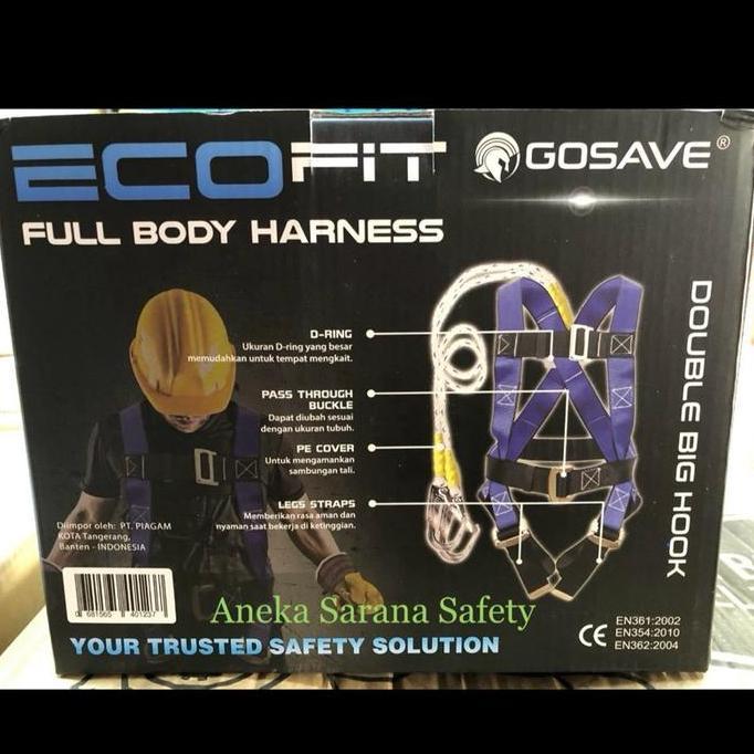 Full Body Harness Double Hook Gosave Ecofit