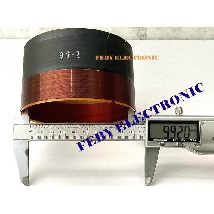 Spol speaker 99,2mm DOUBLE COIL voice coil speaker spool spul 4 inch