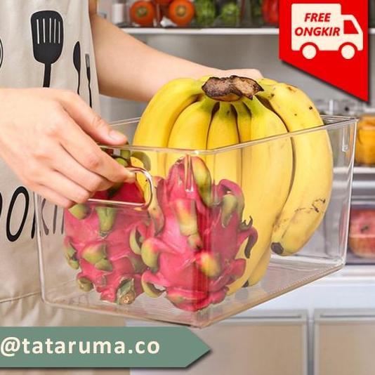 SOJIA - Tempat Penyimpanan Makanan Kontainer Box Kulkas Akrilik BESAR