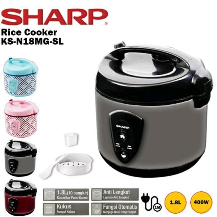 NEW PRICE - Rice Cooker Sharp KSN 18 MG / Sharp Magic Com 1.8 Liter KSN-18MG