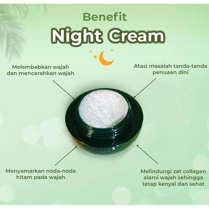 Tull Jye Night Cream Hijau Krim Malam Tull Jye