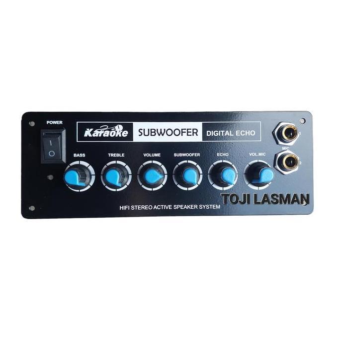 ( DMS 650 MINUS MP3 ) TOSHIBA ORIGINAL TOJI LASMAN 650 12V DC AKTIF KARAOKE MIC ECHO SUBWOOFER 300W 