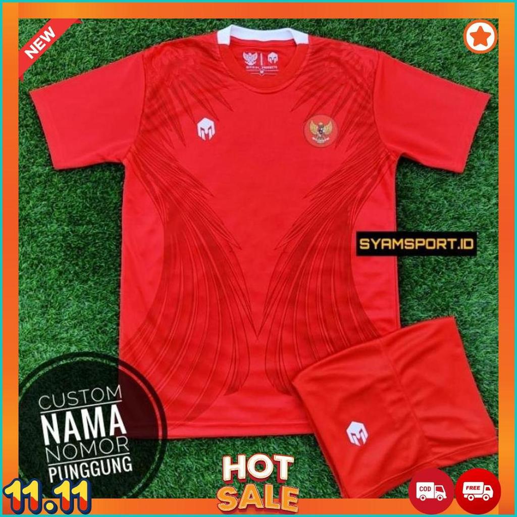 Jersey Timnas Indonesia Retro 2020 / Jersey Home Timnas Indonesia / Jersey Indonesia Merah J7