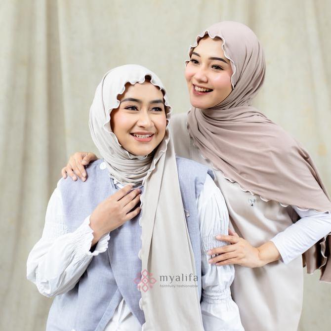 Scarf- Pashmina Shawl Pakistan Kaos Rayon Pashmina Aira Rayon Meleyot Pashmina Kriwil