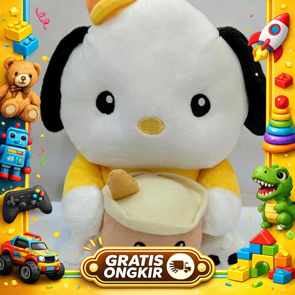 Myrainbow Seulgi Boneka Dog Pochacco 18Inch T 28 X L 18 Cm Boneka Doggy Pochacco Burger Bebek Dan Bo