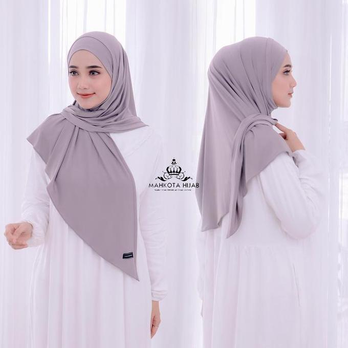 Scarf- Mahkota - Pasmina Lolly Instan Standar Bahan Slim - Pashmina