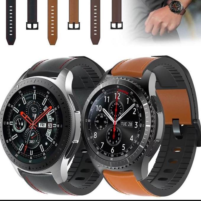 STRAP WATCH LEATHER TALI JAM KULIT RUBBER SAMSUNG GALAXY S3 FRONTIER