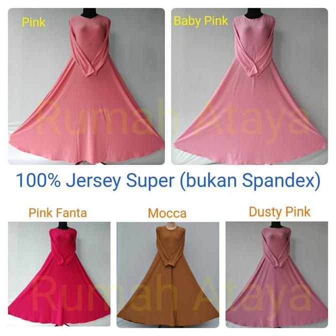 TAMPIL MODIS  Gamis Jersey Polos TAMPIL MODIS 