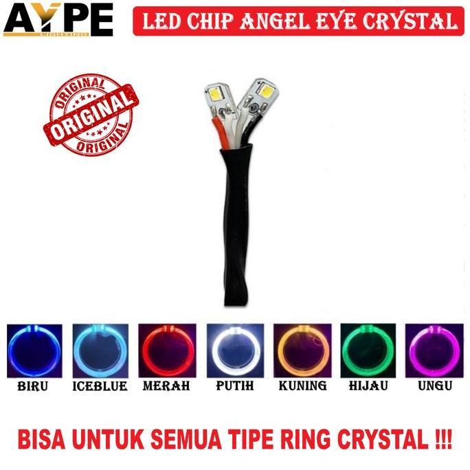 DR124 - Led Chip Angel eye Kristal ring Only Chip Led Tanpa Ring Shroud Chip Led Universal