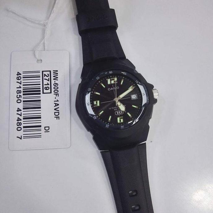 CASIO MW-600F-1AVDF MW600F-1AVDF JAM TANGAN ANALOG ORIGINAL TAHAN AIR