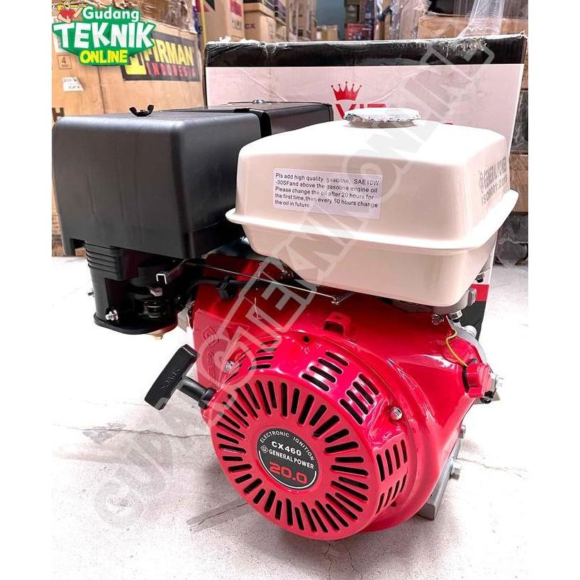 KAULANO Engine Penggerak 20HP GENERAL CX460 4 Tak / Mesin Penggerak Bensin Gasoline Engine Ketinting