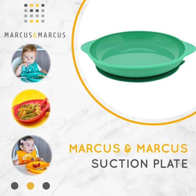 Marcus & Marcus Suction Plate - Piring MPASI Anak Suction Silikon Anti Tumpah