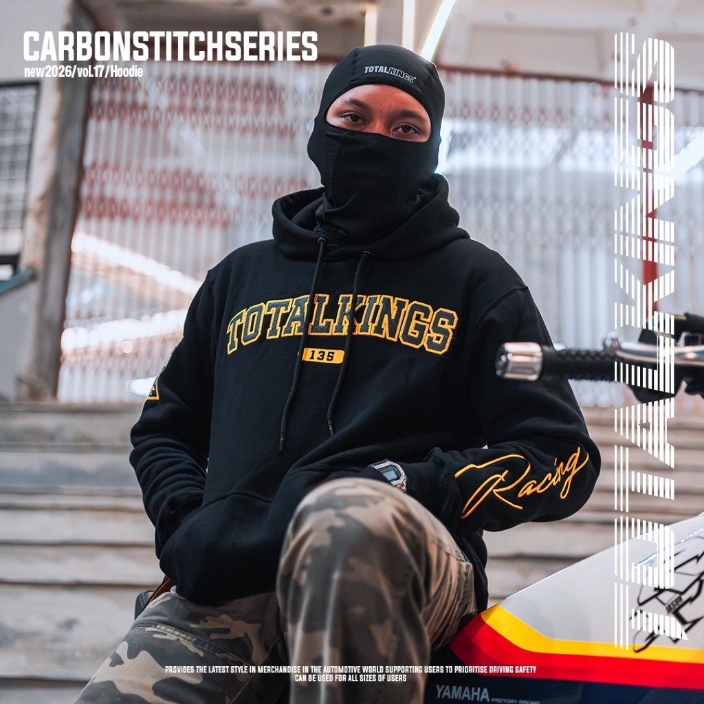 HOODIE TOTAL KINGS CARBON STITCH SERIES LIMITID EDITION [YELLOW]