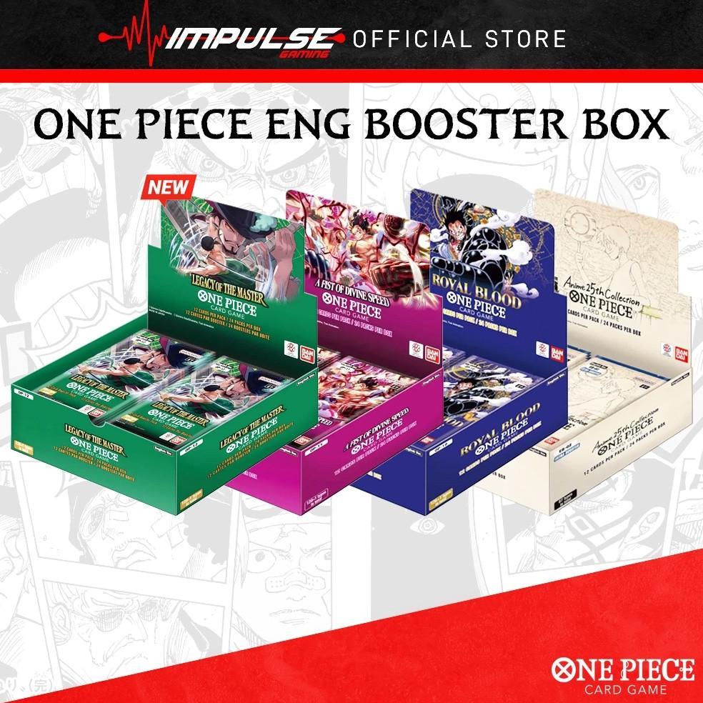 One Piece Tcg [English]: Booster Box Op03 / Op04 / Op05 / Op06 / Op09 / Op10 / Op11 / Op12 / Prb01 /