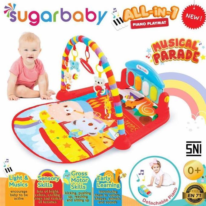 playmat piano sugar baby playgym