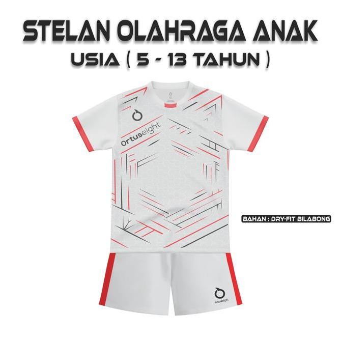 Roller- Kaos Bola Anak/ Baju Olahraga Anal Laki Laki/Perempuan