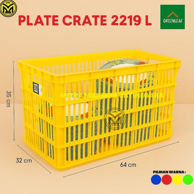 Ready Keranjang Industri 2217 2219 L / Container Industri / Keranjang Piring Piring Krat Piring Haja