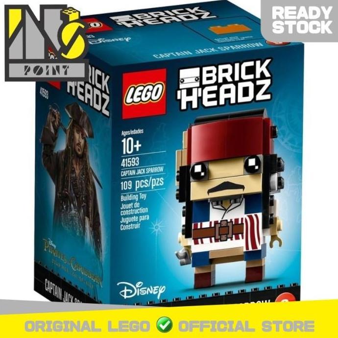 Promo LEGO 41593 - Brickheadz - Captain Jack Sparrow Diskon
