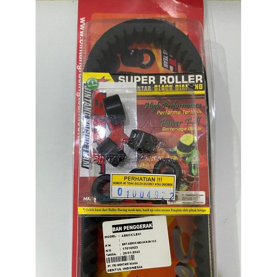 Vbelt Racing Set Roller Aerox Lexi Brt