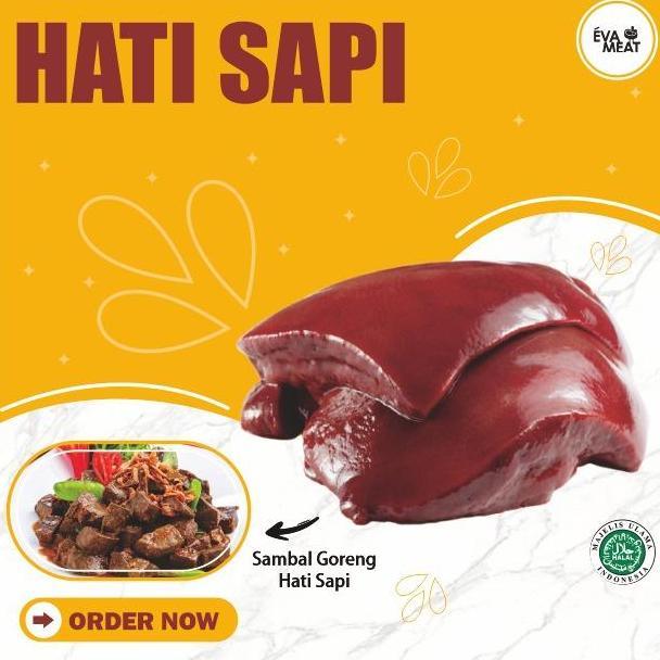 Welz- Hati Sapi 500 Gr / Beef R / Hati / Daging Hati Sapi / R Sapi