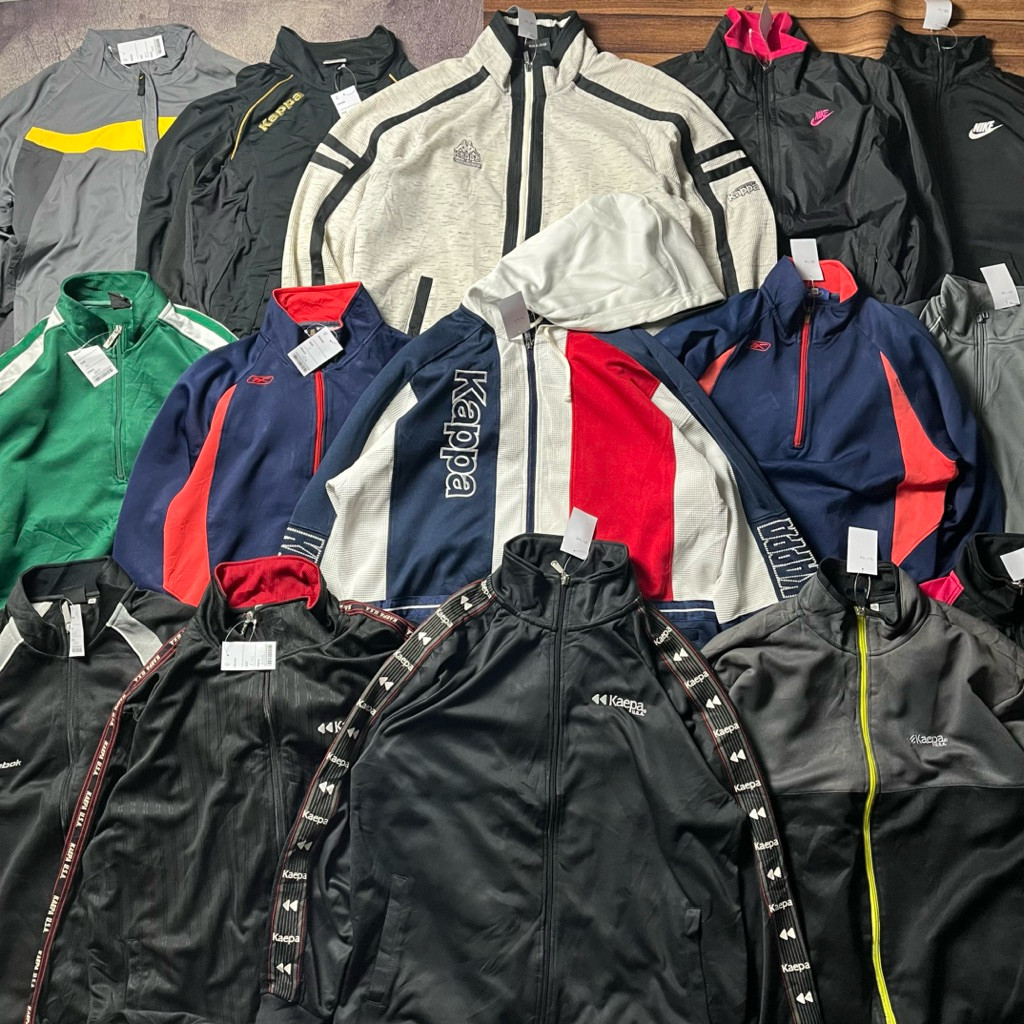 VOL.2 BRAND TRACKTOP JACKET CASUAL SPORT VINTAGE COLOURBLOCK
