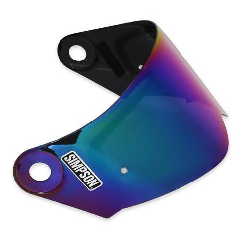 '' SIMPSON DARKSOME IRIDIUM OIL VISOR HELM ''