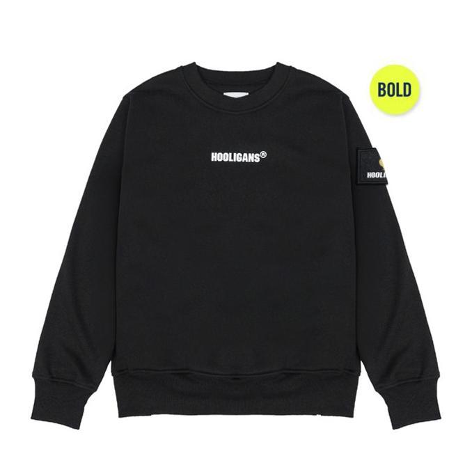 ORIGINAL HOOLIGANS SWEATER CREWNECK BOLD SCOTT NP BLACK