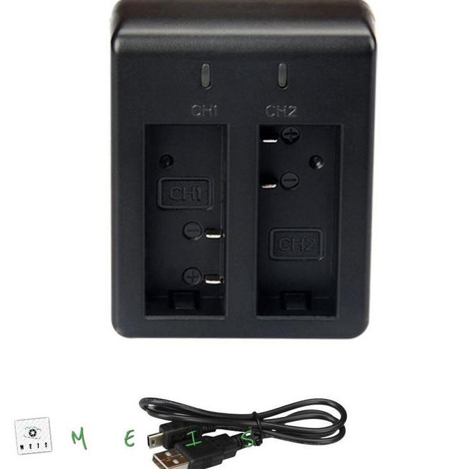 Charger External 2 Slot Action Cam Eken H9 H9R Pro - Casan