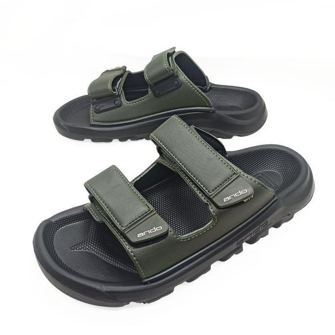 Kasho- Sandal Ando Hitz - Sandal Slide Fashion Casual Pria Desa Ando