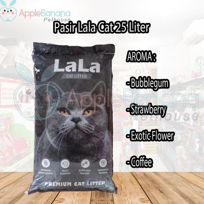 Ketty- Pasir Kucing Lala 25 Liter - Lala Cat Litter 25 L Pasir Gumpal Ngi