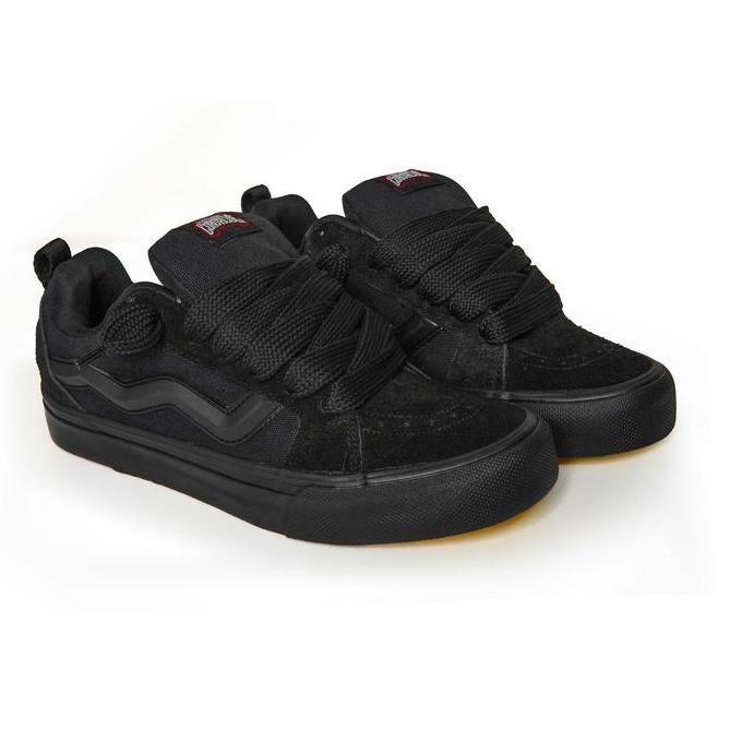 Vanto- Sepatu Corvalue Footwear - Otaru Full Black | Sepatu Sneakers Pria Nita Canvas Casual Shoes H