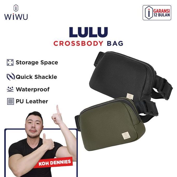 (WIWU X KOH DENNIES) WIWU LULU CROSSBODY BAG SLING POUCH SELEMPANG PRIA WANITA