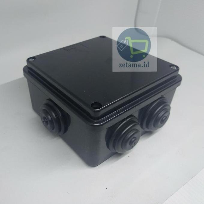 JUNCTION BOX 10X10 HITAM GLAN DURADUS 10CM IP55 QSM