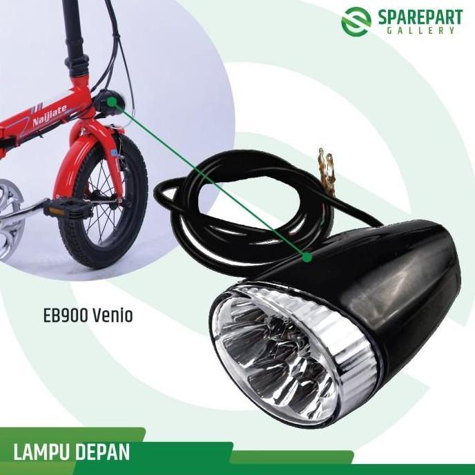 SPAREPART LAMPU DEPAN SEPEDA LISTRIK MR.JACKIE