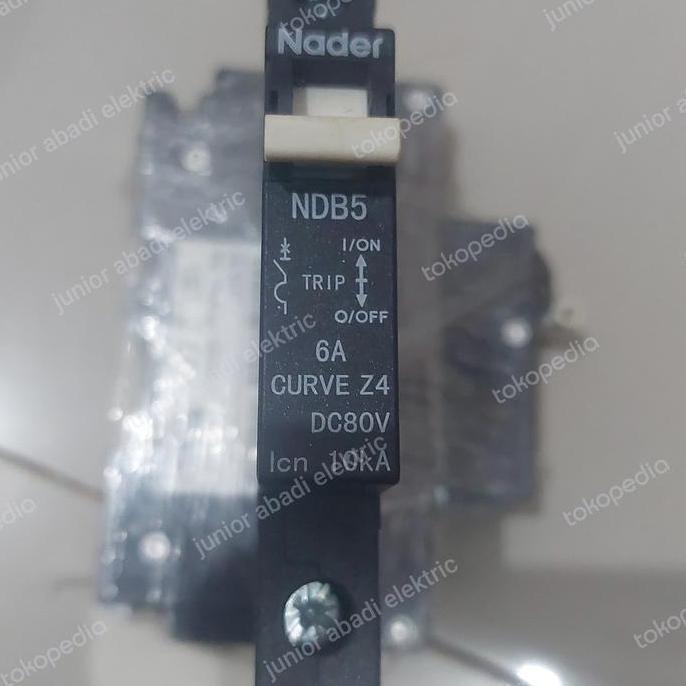 MCB NADER 1P DC 6A DC80V 10KA