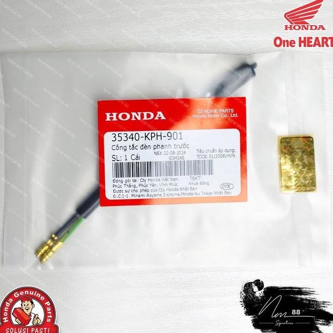 SWITCH REM DEPAN KARISMA SWITCH ASSY FR STOP KPH ORIGINAL VIETNAM 35340-KPH-901