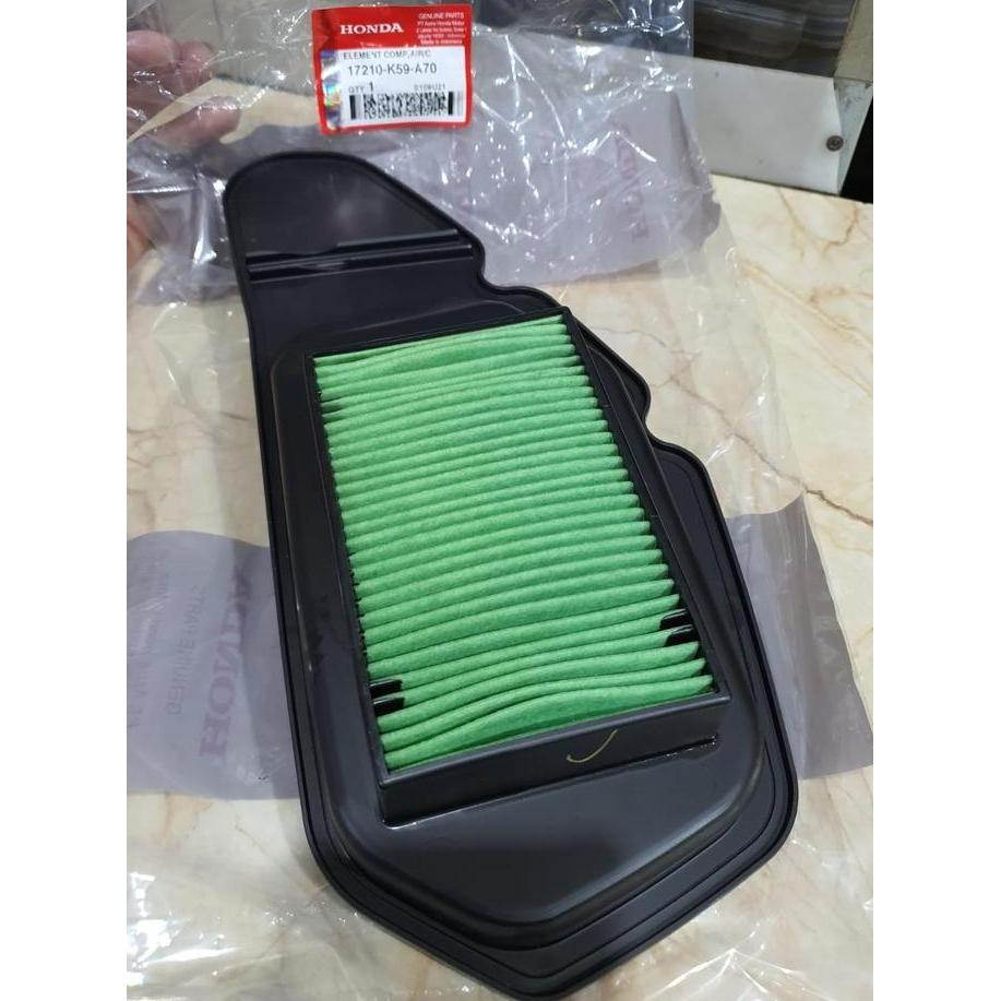 SARINGAN BUSA FILTER UDARA VARIO 150 2018 SEN LED ASLI ORI HONDA
