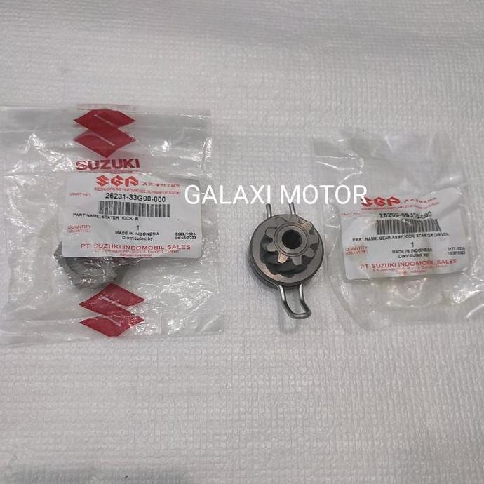 SUZUKI GENUINE PART GEAR KICK STATER CVT SUZUKI NEX GENERASI PERTAMA KARBURATOR DAN INJEKSI,  SUZUKI