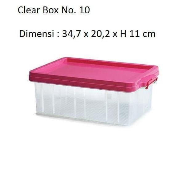 Kotak Box Container serbaguna clear box NO 10 lion star FX-3 FX3 FF