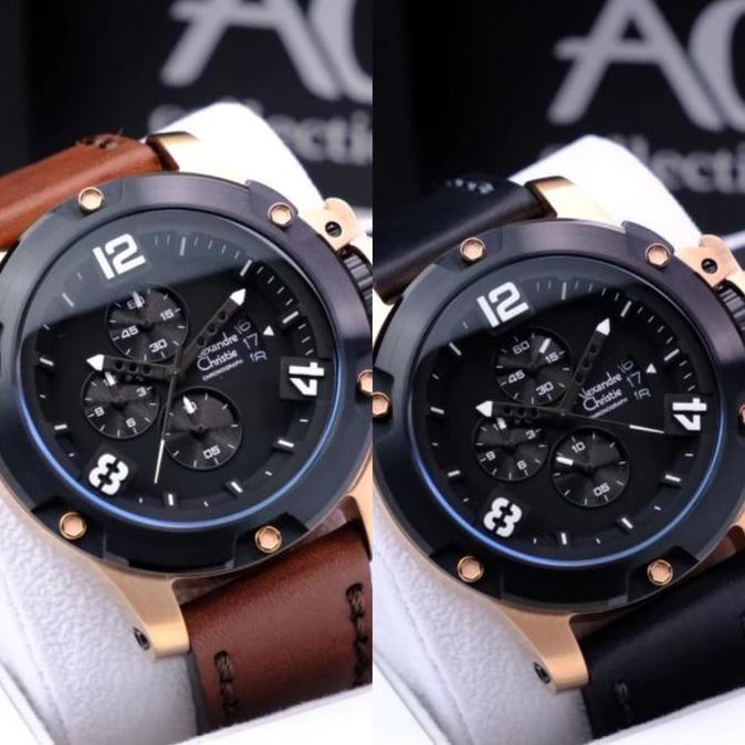 ALEXANDRE CHRISTIE AC6295 MC / AC 6295 MC ROSEGOLD BLACK