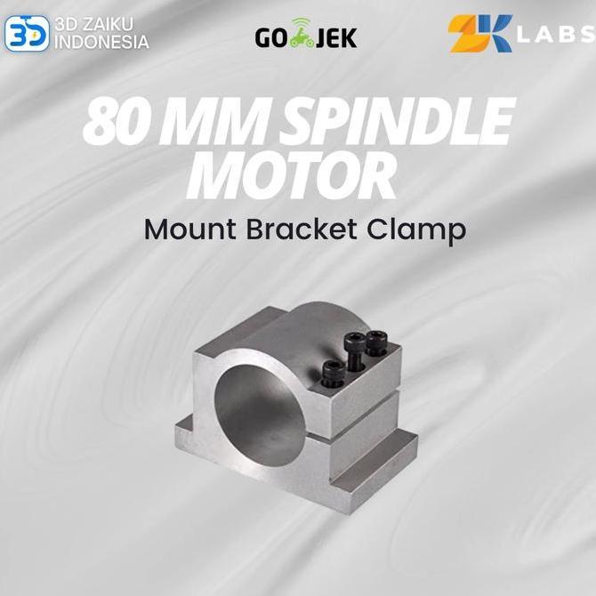 Zaiku CNC Router 80 mm Spindle Motor Mount Bracket Clamp