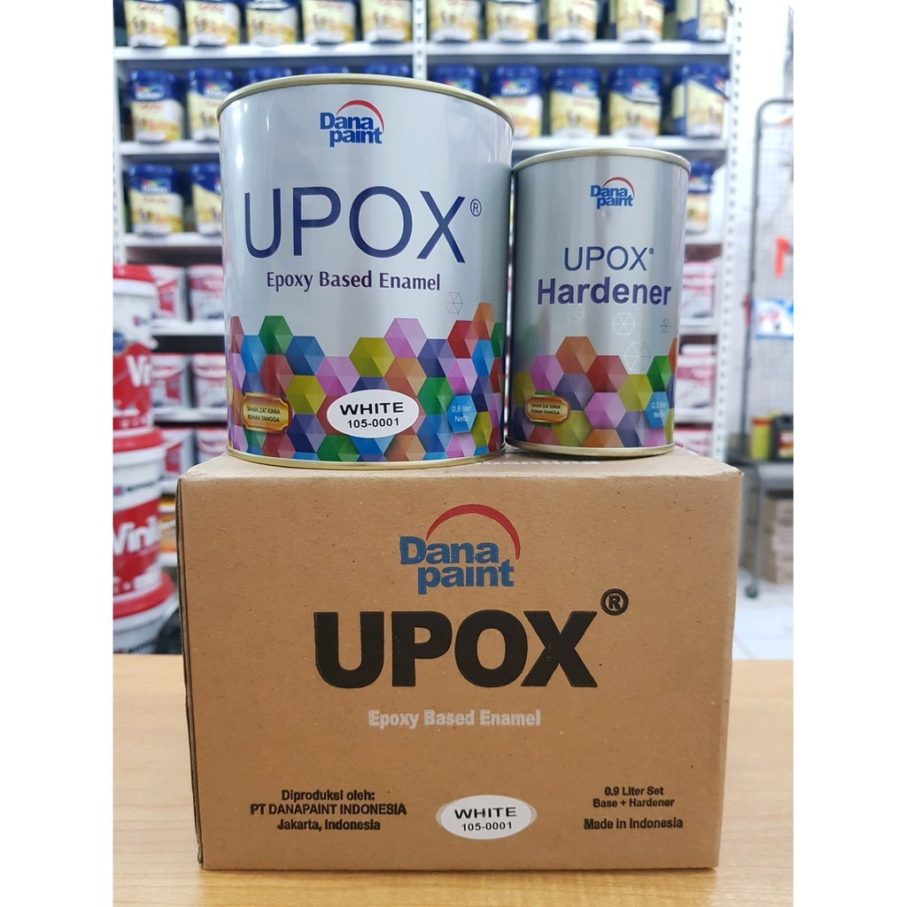 NEW -Cat Lantai Epoxy Upox / Cat Upox Dana paint / Upox Epoxy + Hardener / Cat Kolam