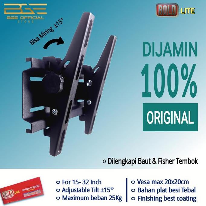 Moc- Bracket Tv Led 15 24 29 32 Inch / Bracket Tv 24