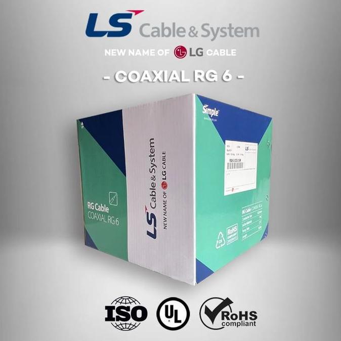 Moc- Ls Coaxial Cable Rg6 / Kabel Antena Rg6 /Kabel Rg 6