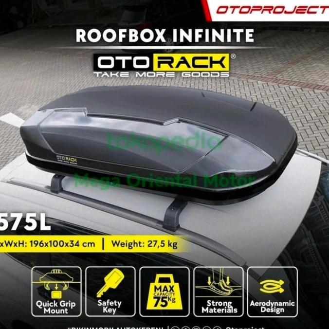 NEW Roof Box / Roofbox Infinite Otorack Kualitas Premium 575liter